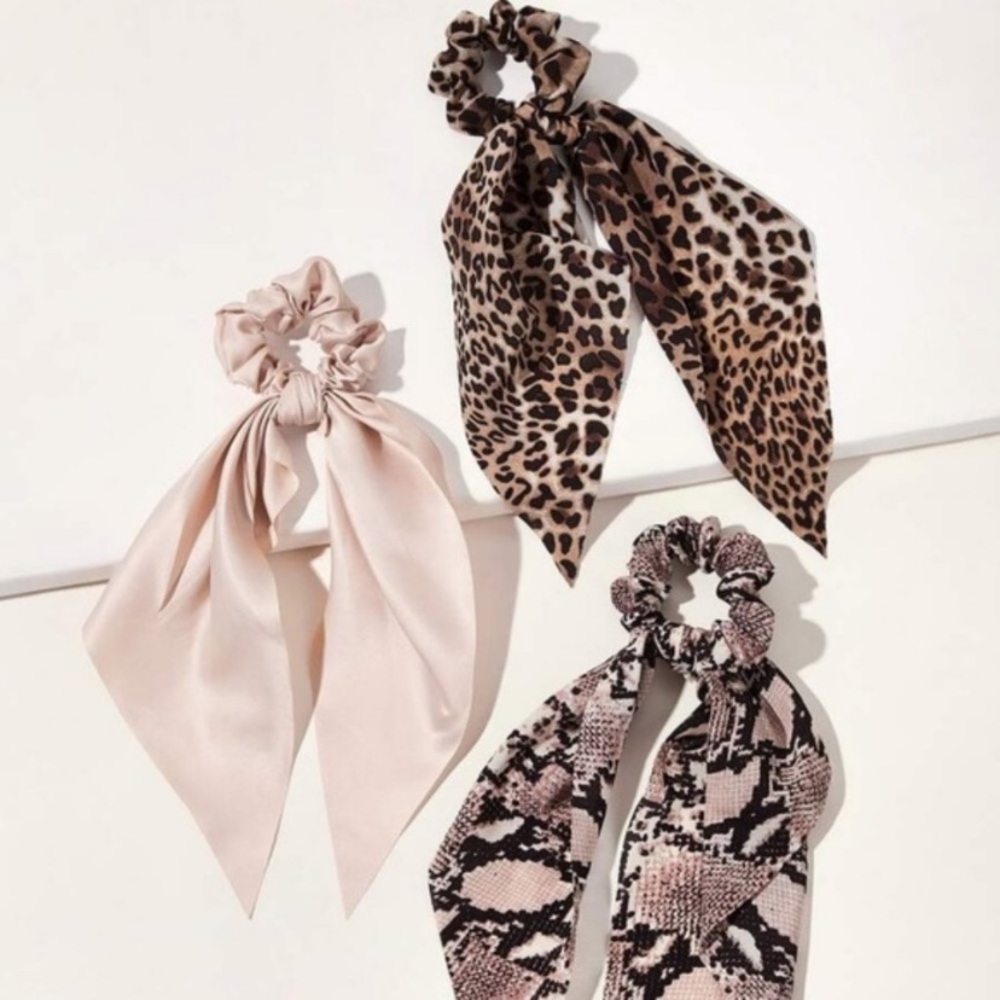 3 pack Animal Print Hair Ties